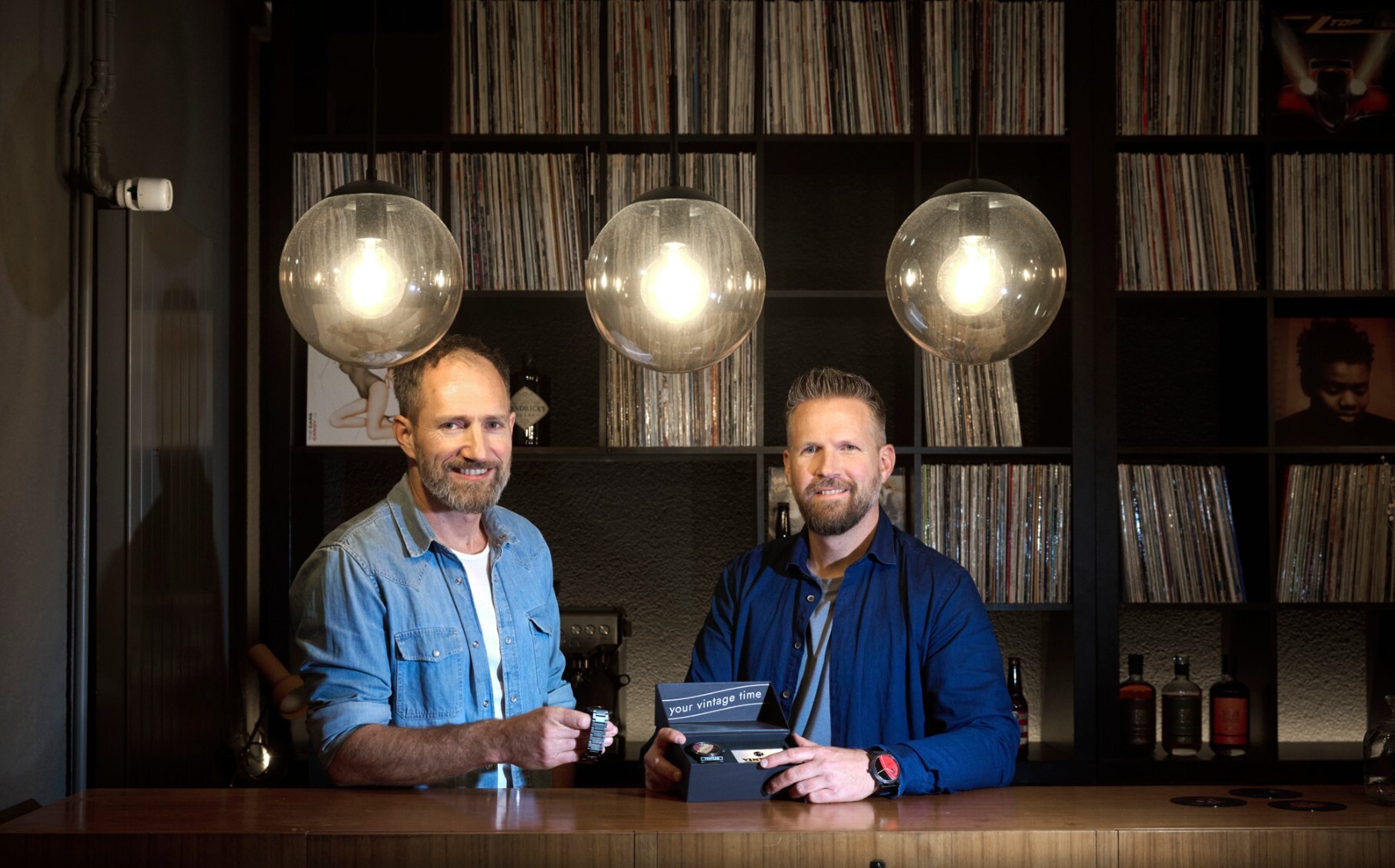 Reparatur Vinyler-Uhr